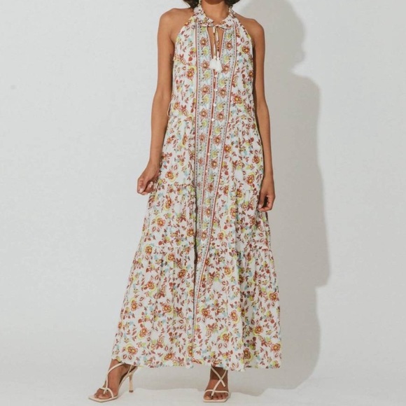 Anthropologie Dresses & Skirts - Anthropologie Cleobella Evangeline 100% Organic Cotton Ankle Dress in Enya Small